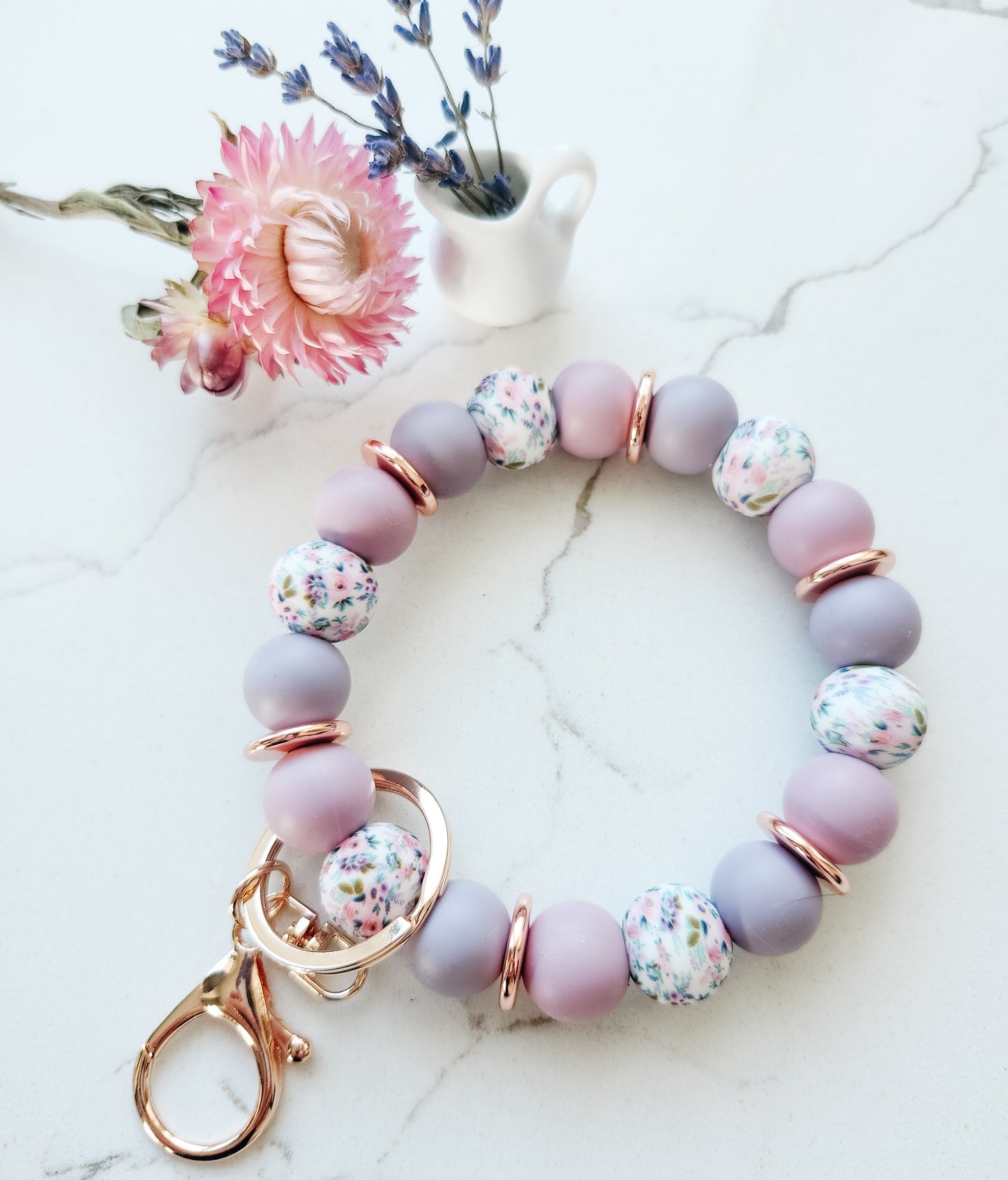 Mauve and Lilac Delicate Florals