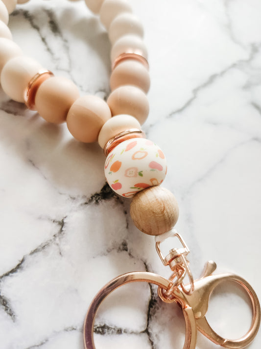 Apple Key-Wristlet ~ Tear Drop