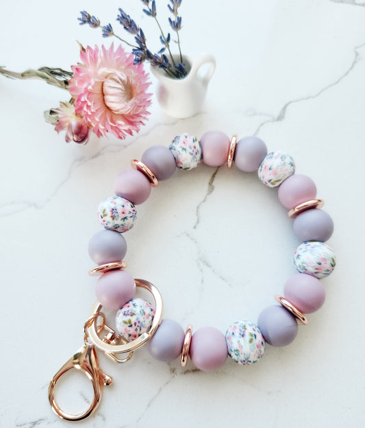 Mauve and Lilac Delicate Florals